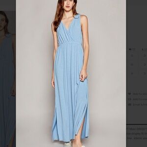 POL Light Blue Maxi Dress